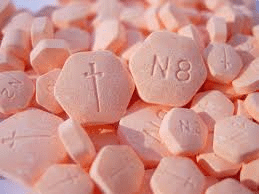 n8 Suboxone pills / Subutex pills - pink suboxone concept image